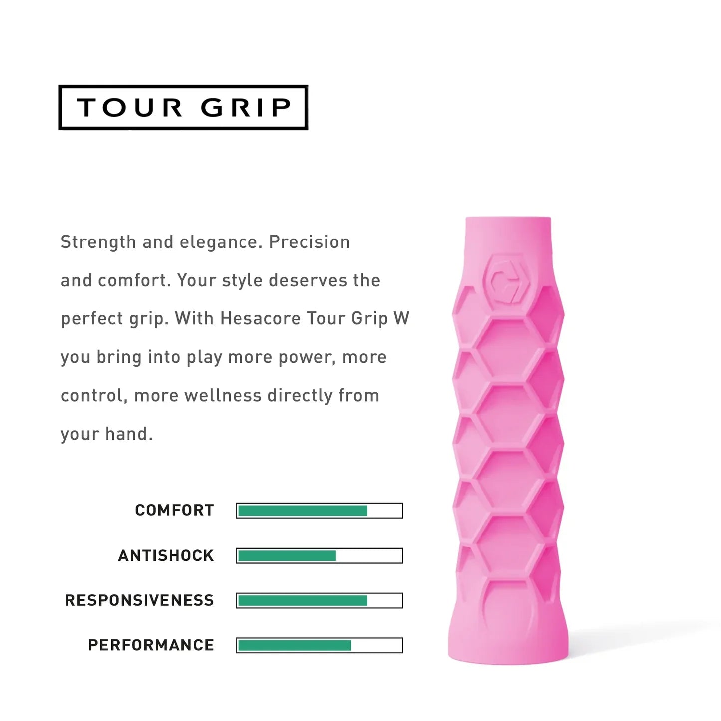 Hesacore Grip - Regular Soft Feel - Pink