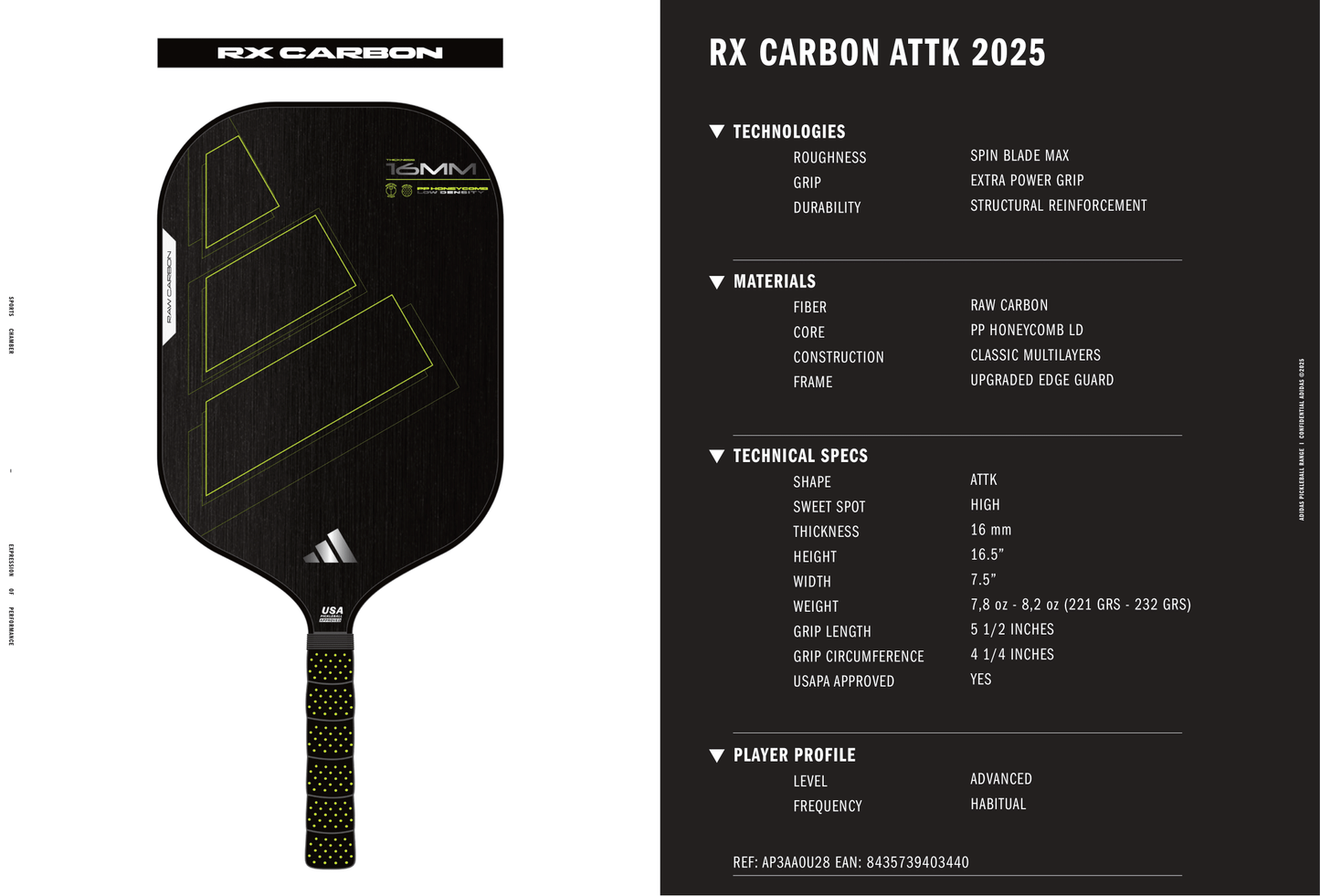 Adidas RX Carbon ATTK 2025 (PB)