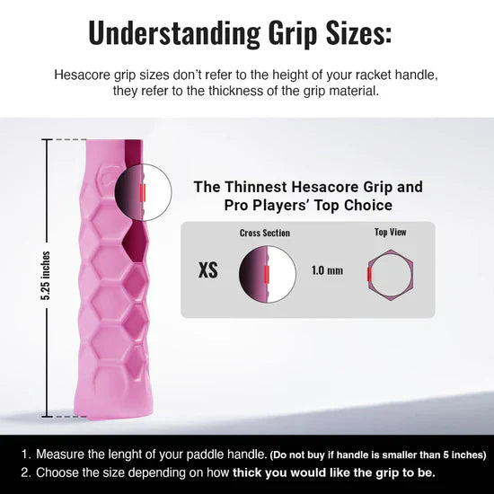 Hesacore Grip - Regular Soft Feel - Pink