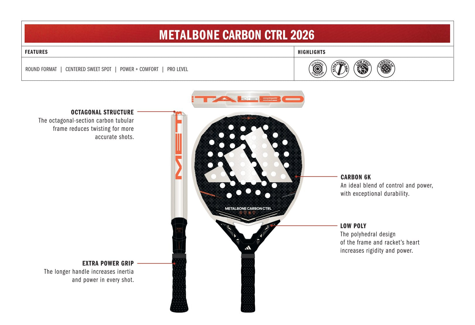 adidas Metalbone Carbon Ctrl 2026