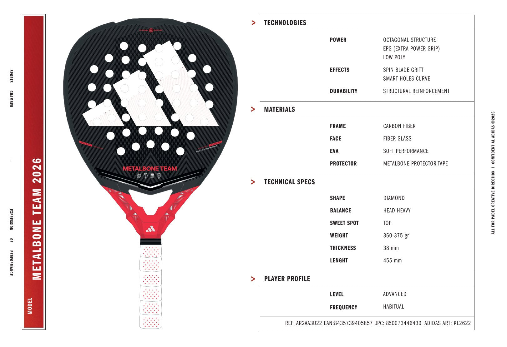 adidas Metalbone Team 2026