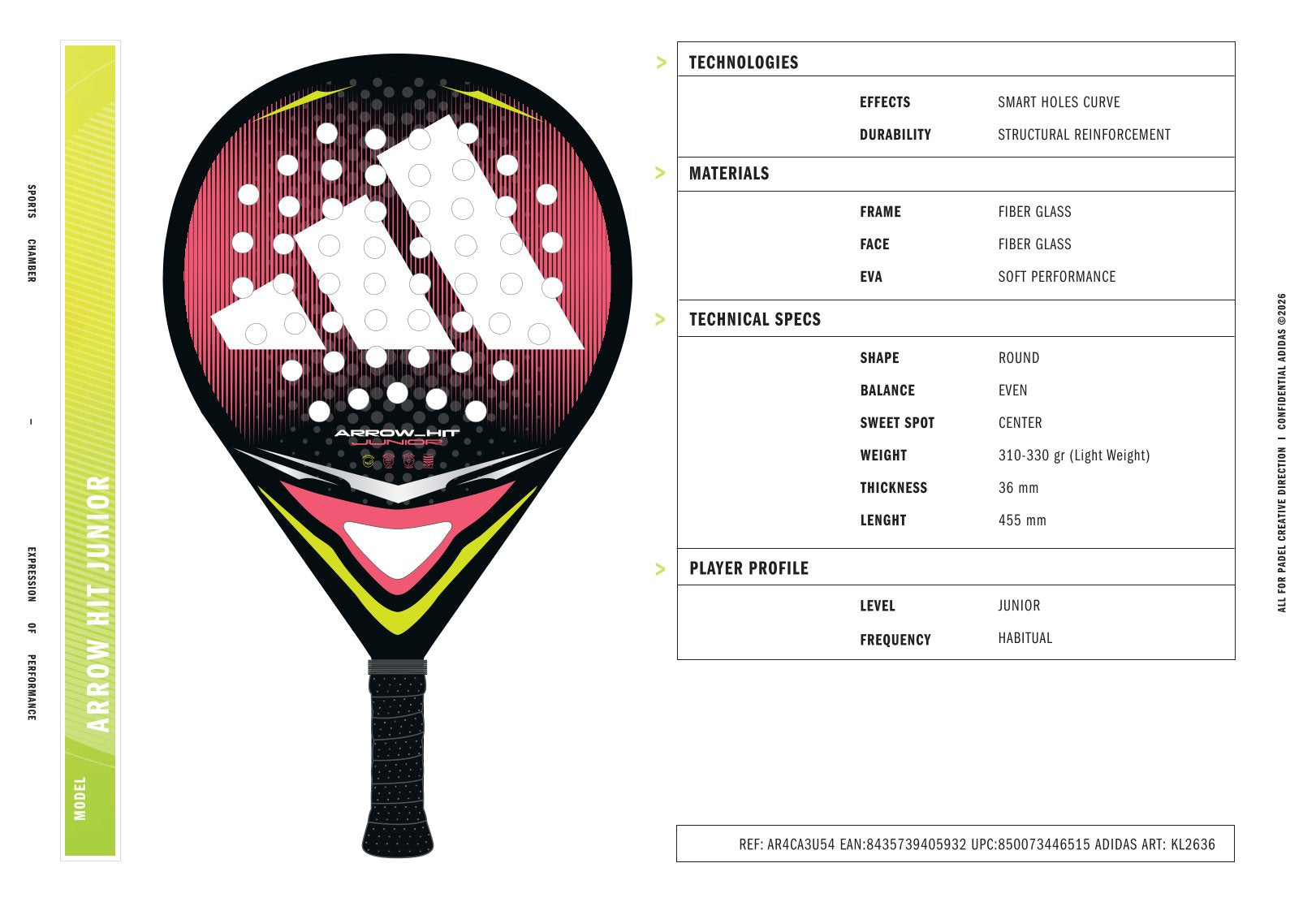 adidas Arrow Hit Junior Pink
