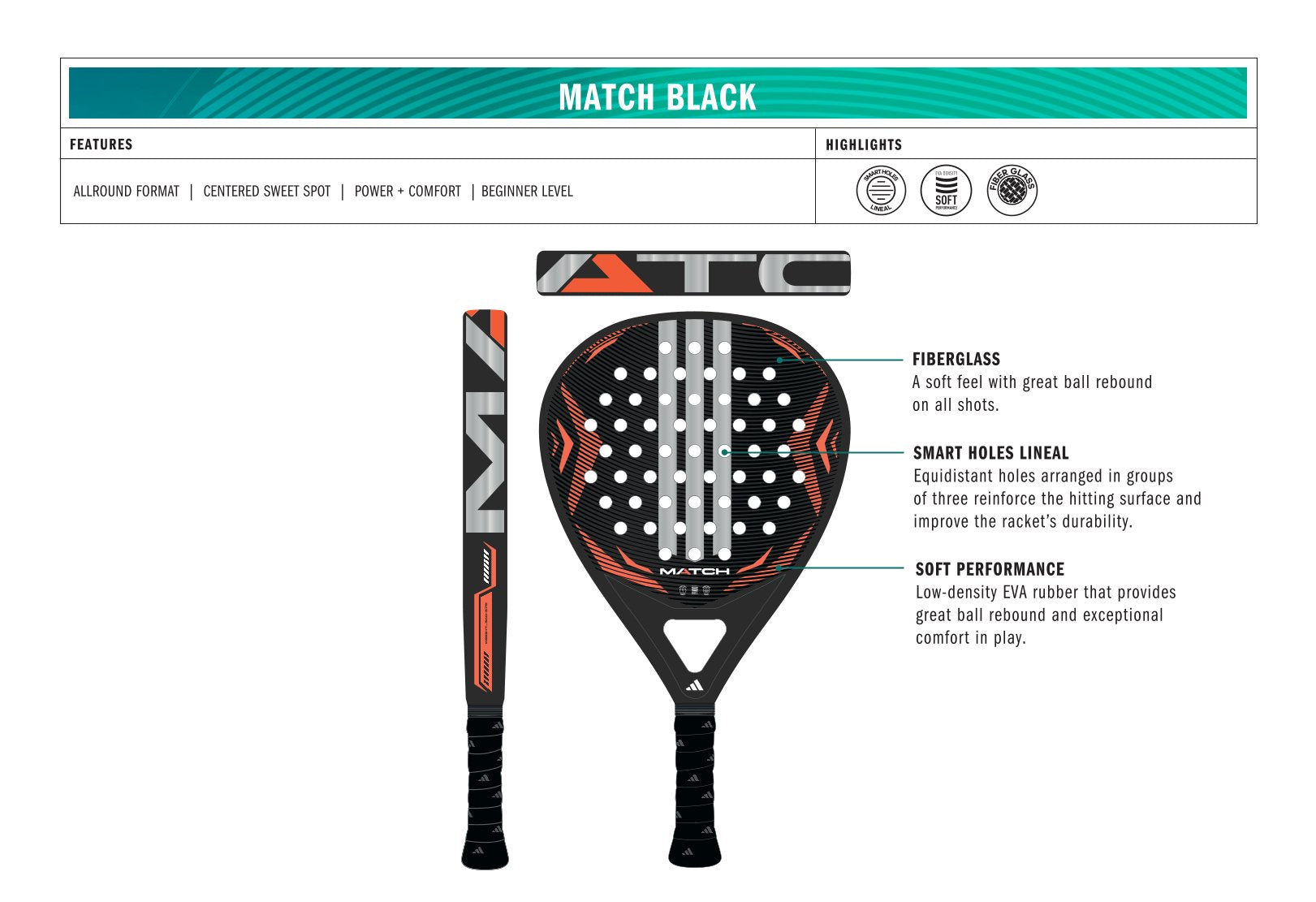 adidas Match Black/Orange 2026