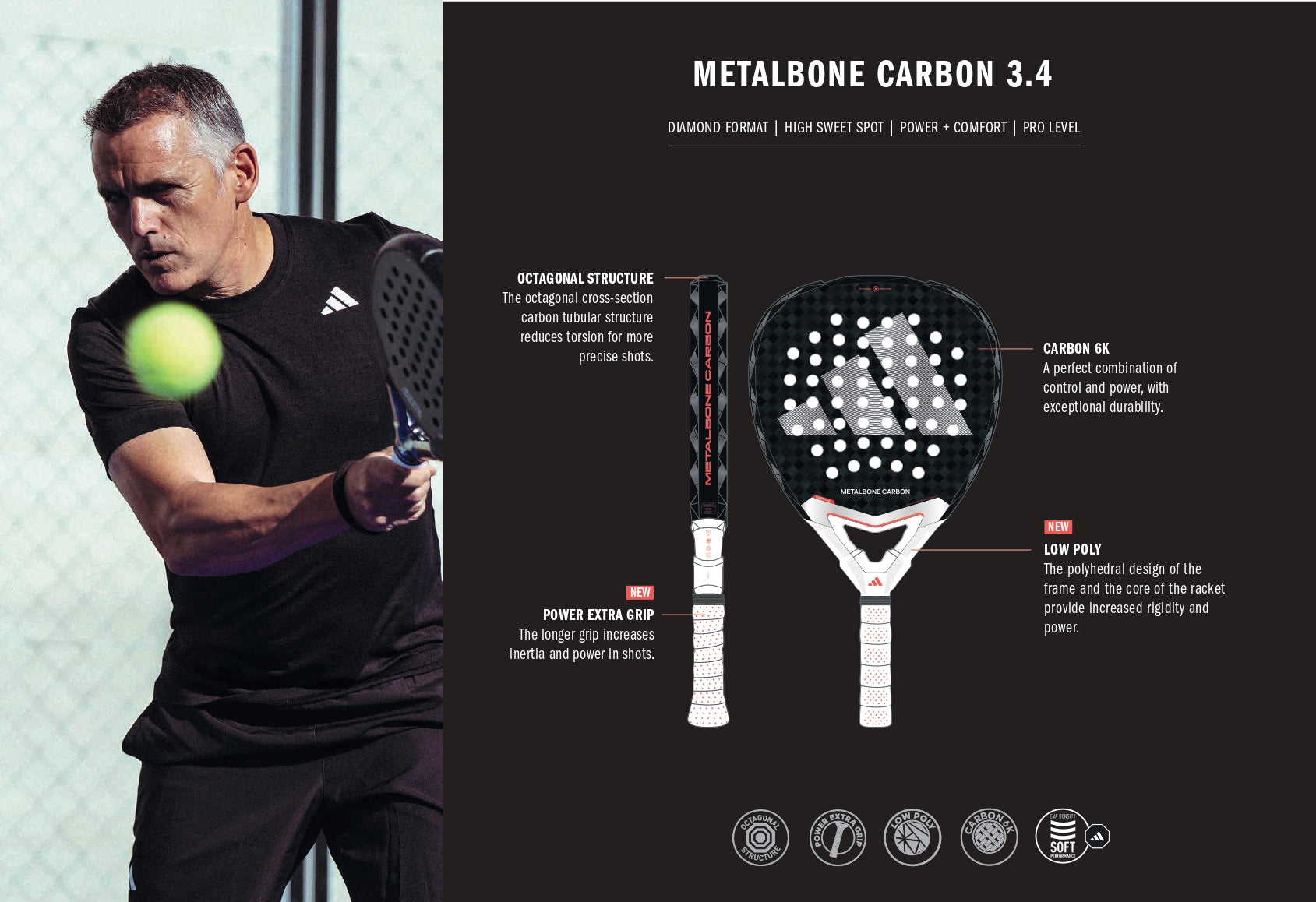 Adidas Metalbone Carbon 3.4