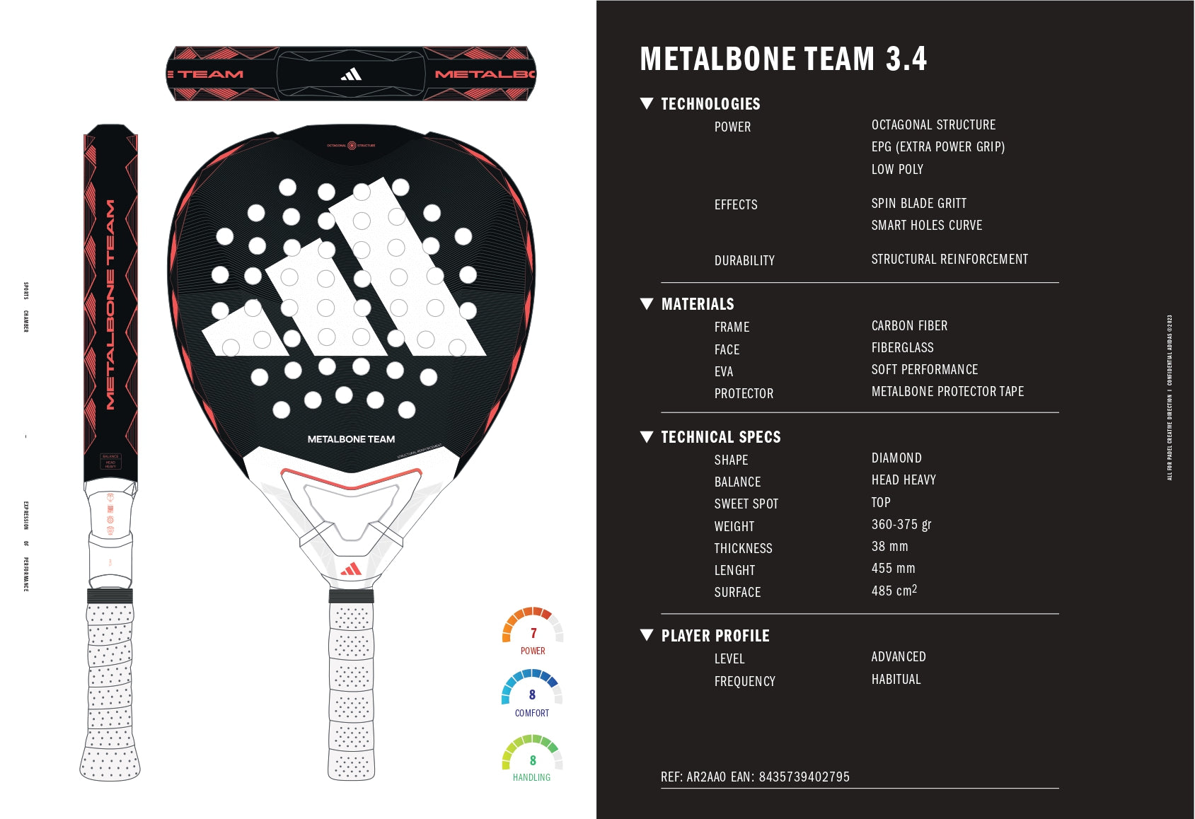 Adidas Metalbone Team 3.4
