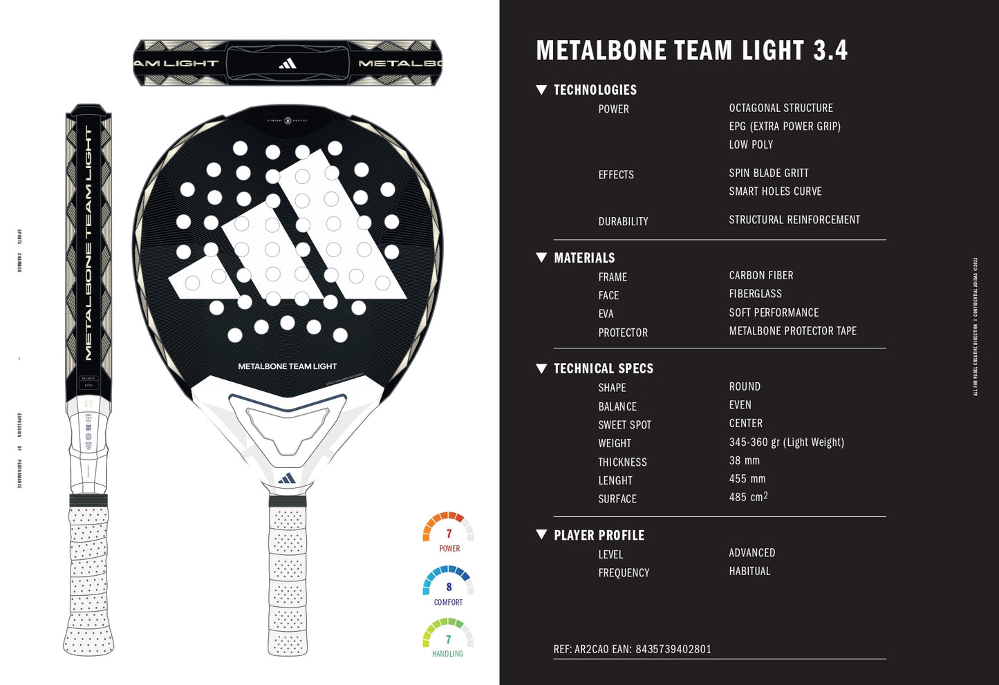 Metalbone Team Light 3.4