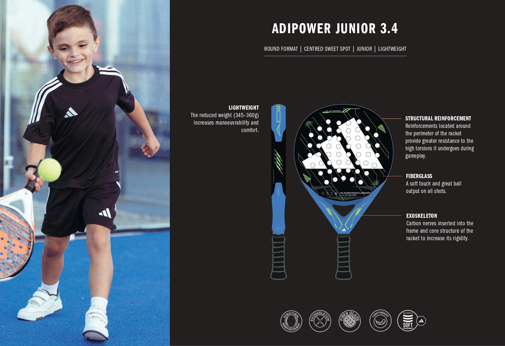 Adidas Adipower Junior 3.4