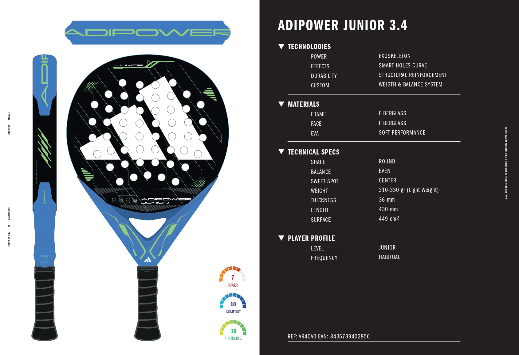 Adidas Adipower Junior 3.4