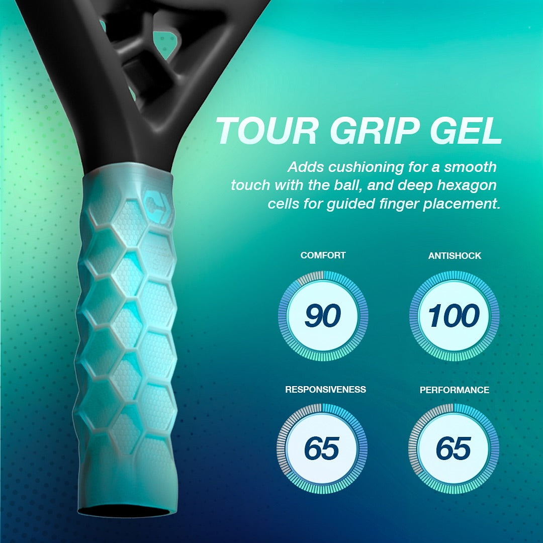 Pickleball Gel Grip - Soft Feel - Light Blue