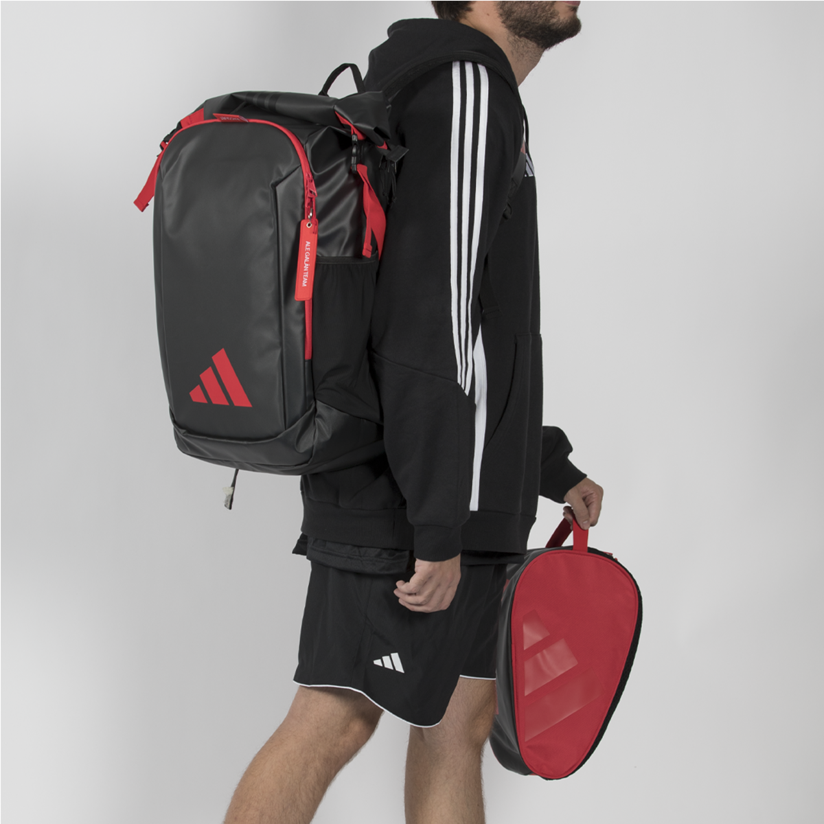 adidas Multigame Black/Red Backpack 2026