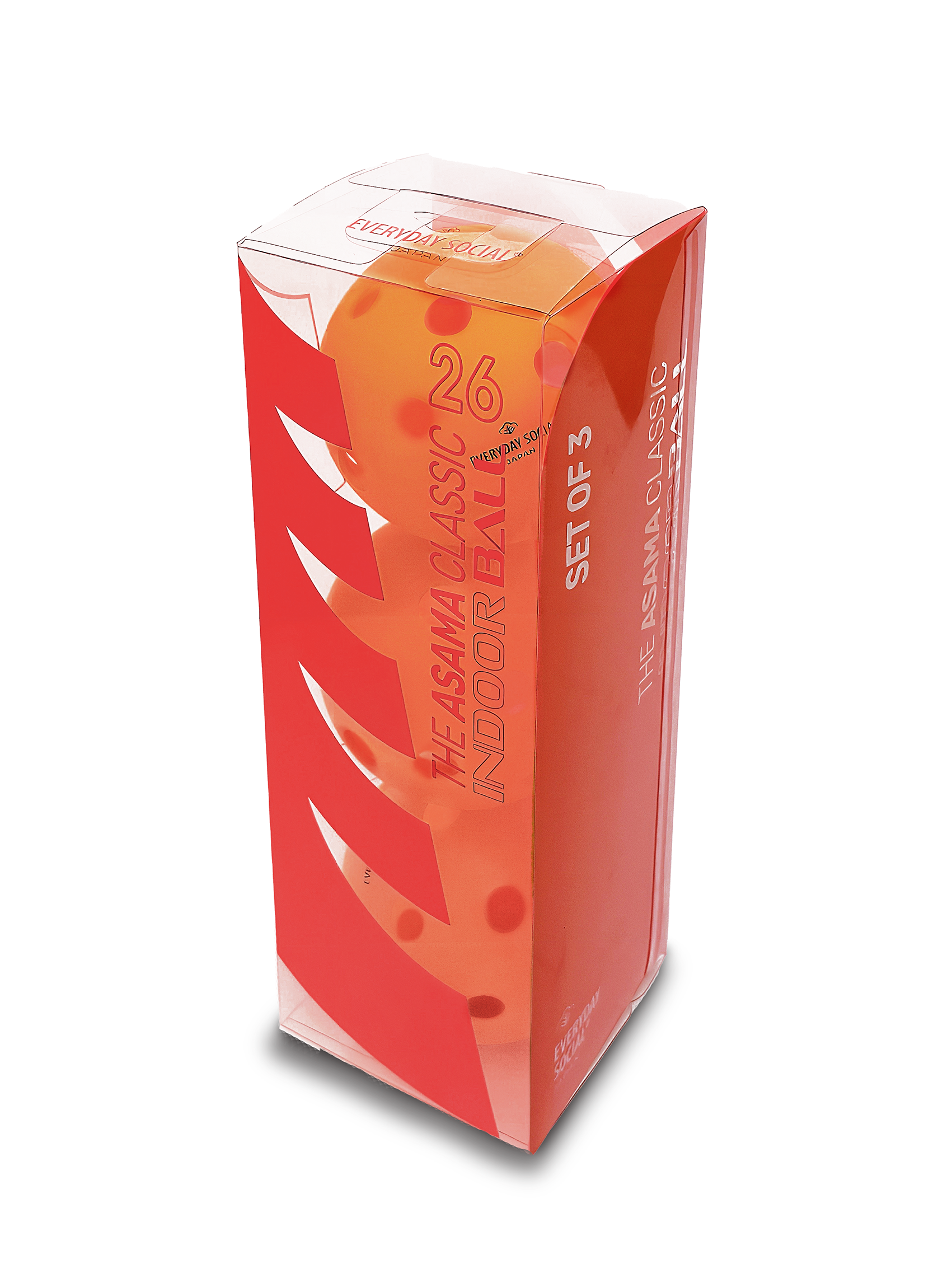 Everyday Social - THE ASAMA CLASSIC Orange (Indoor) 3 Ball Set