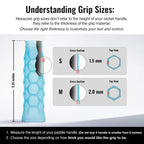 Pickleball Gel Grip - Soft Feel - Light Blue