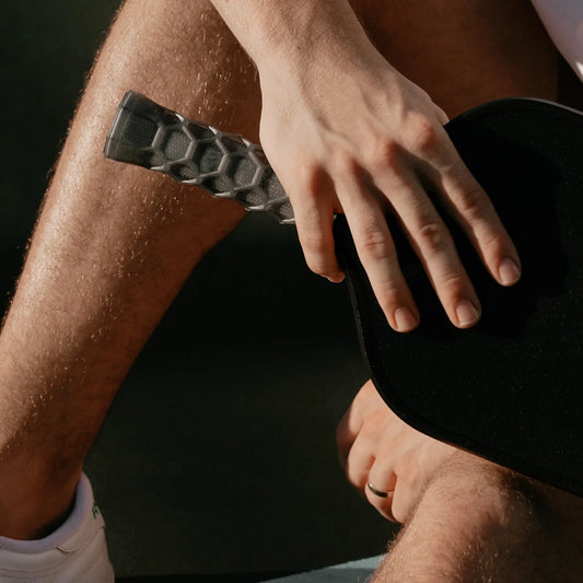 Pickleball Carbon Grip - Stiff Feel - Charcoal