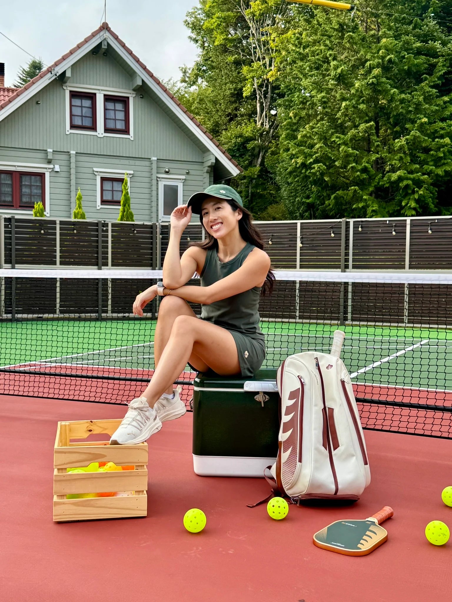 Everyday Social - The Courtside Paddle Bag [Truffle Brown]