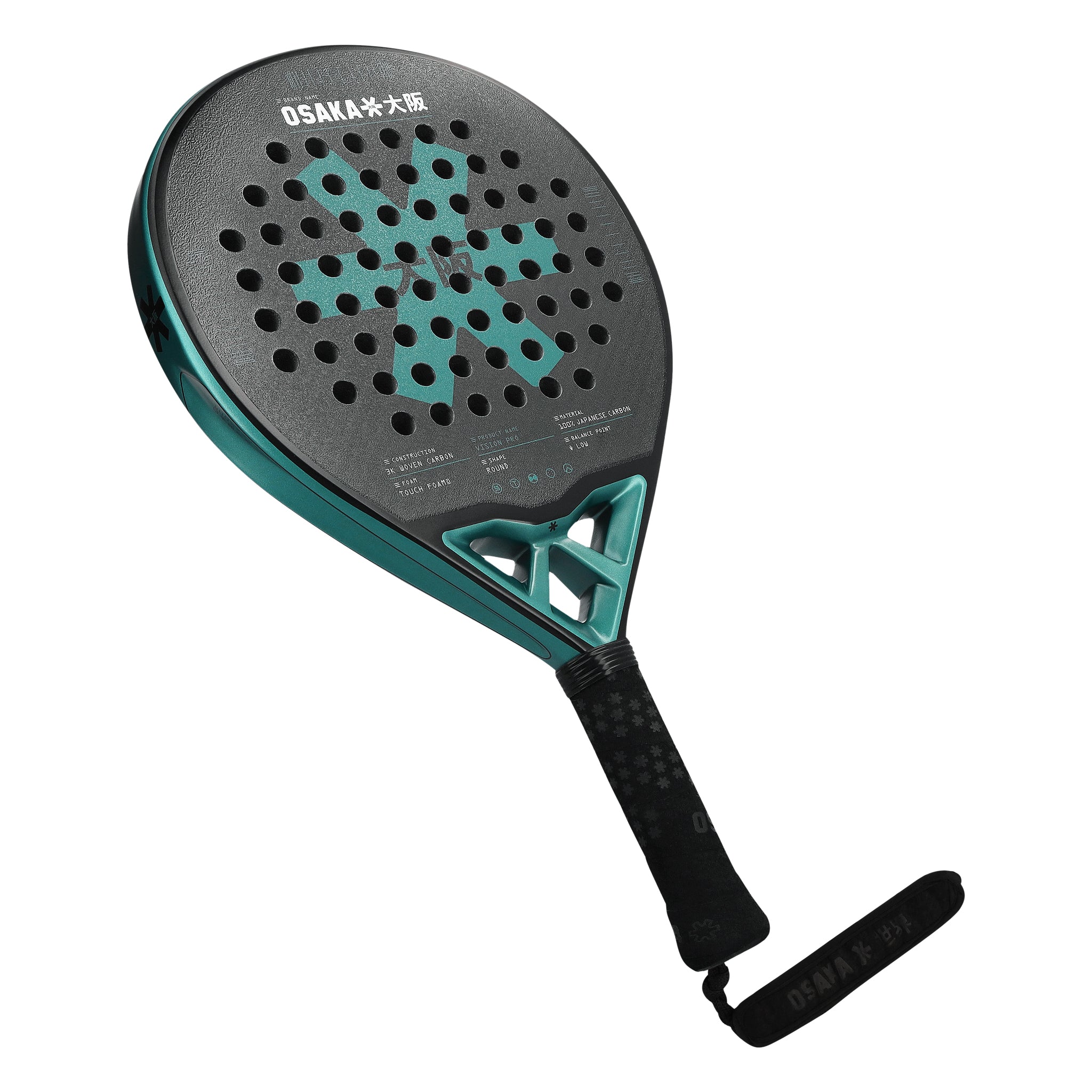 Osaka Padel Racket - Vision Pro - Control | Transformative Teal