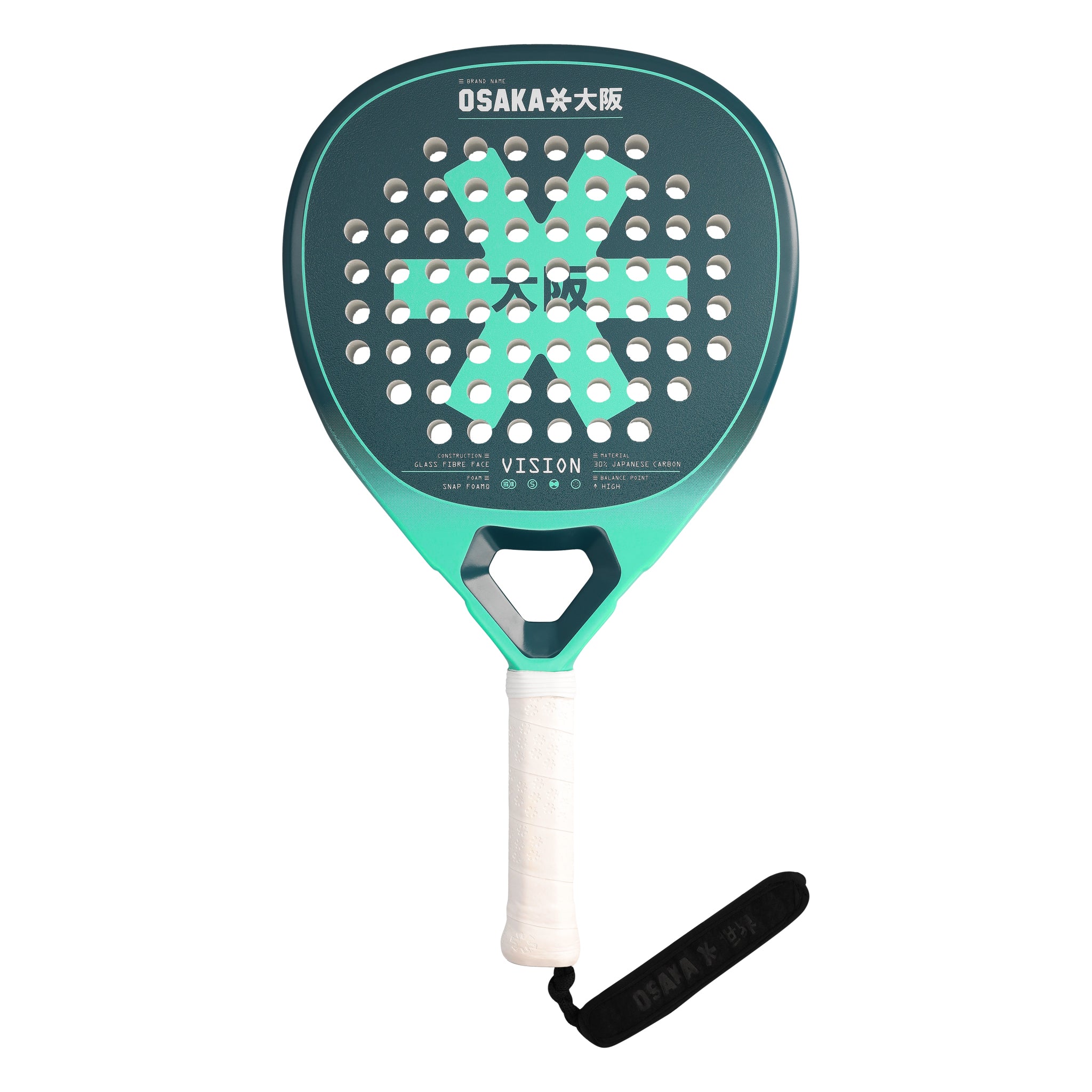 Osaka Padel Racket - Vision - Power | Transformative Teal