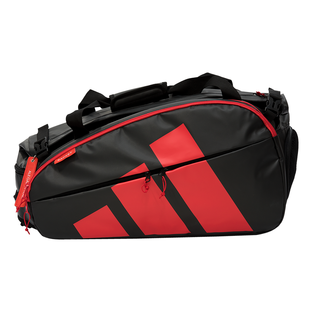 adidas Multigame Black Racket Bag Ale Galán - Black/Red 2026