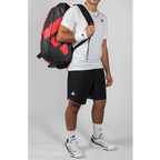 adidas Multigame Black Racket Bag Ale Galán - Black/Red 2026