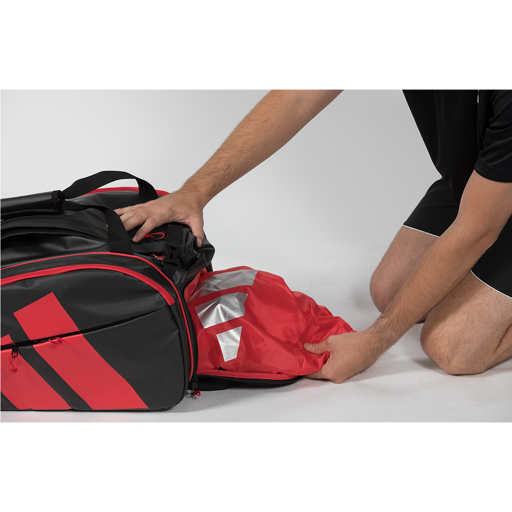 adidas Multigame Black Racket Bag Ale Galán - Black/Red 2026