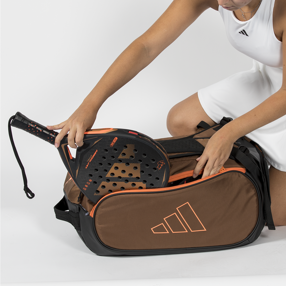adidas Pro Tour Bronze Racket Bag 2026