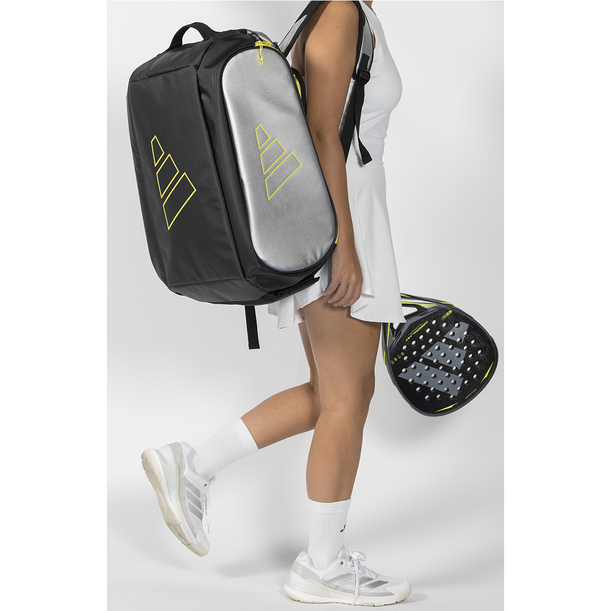 adidas Pro Tour Silver Racquet Bag 2026