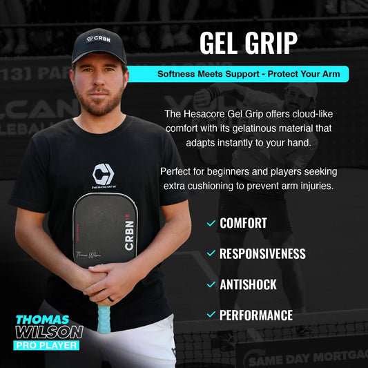 Pickleball Gel Grip - Soft Feel - Light Blue