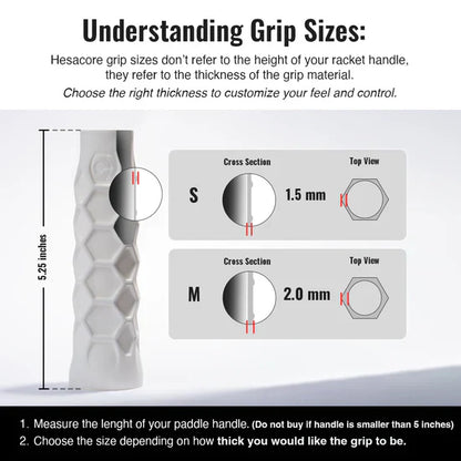 Pickleball Grip - Regular Soft Feel - White