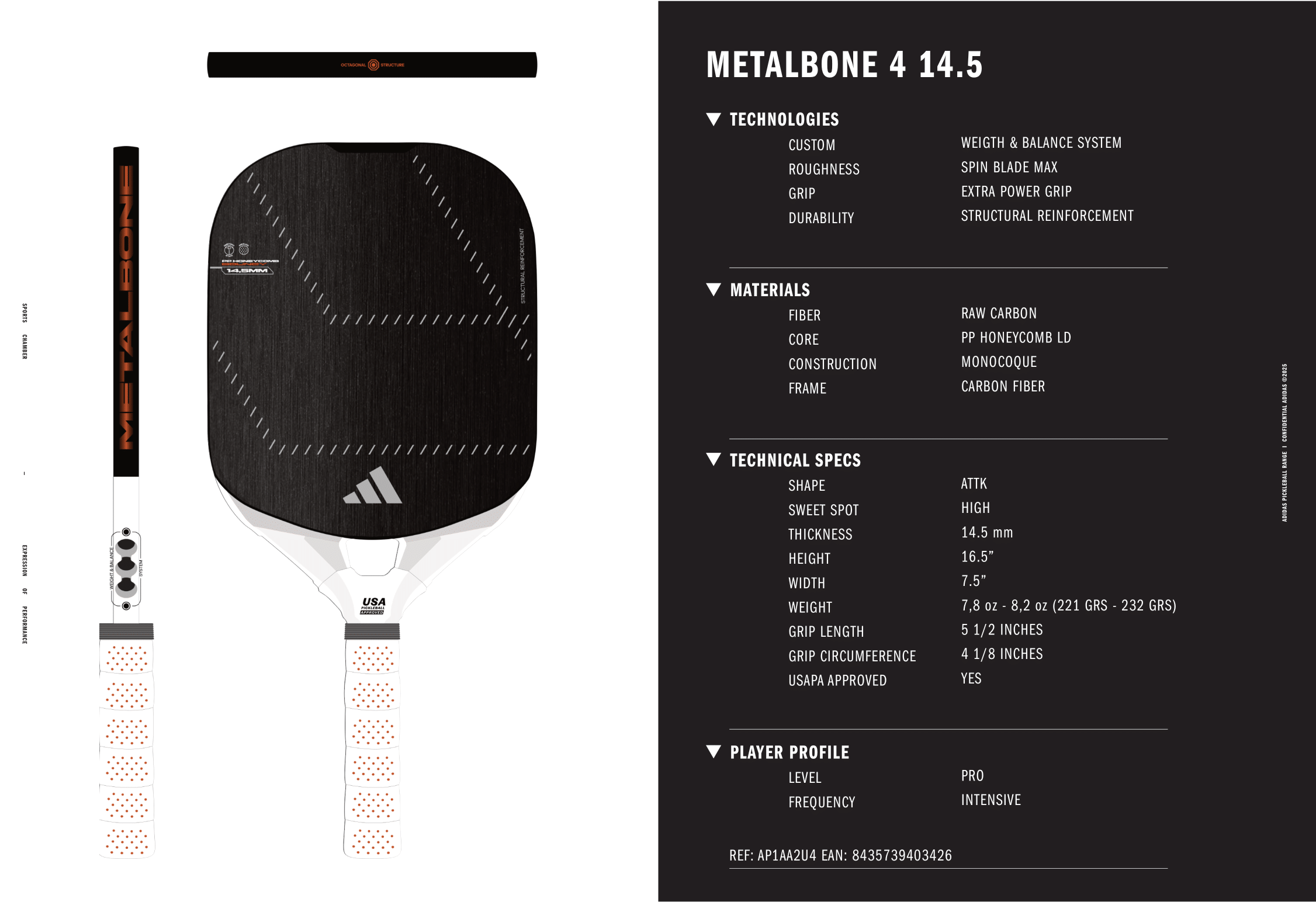 Adidas Metalbone 14.5 (PB)
