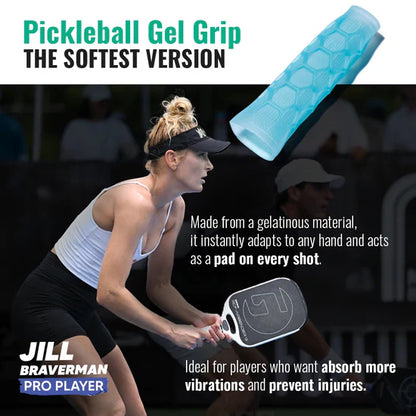 Pickleball Gel Grip - Soft Feel - Light Blue