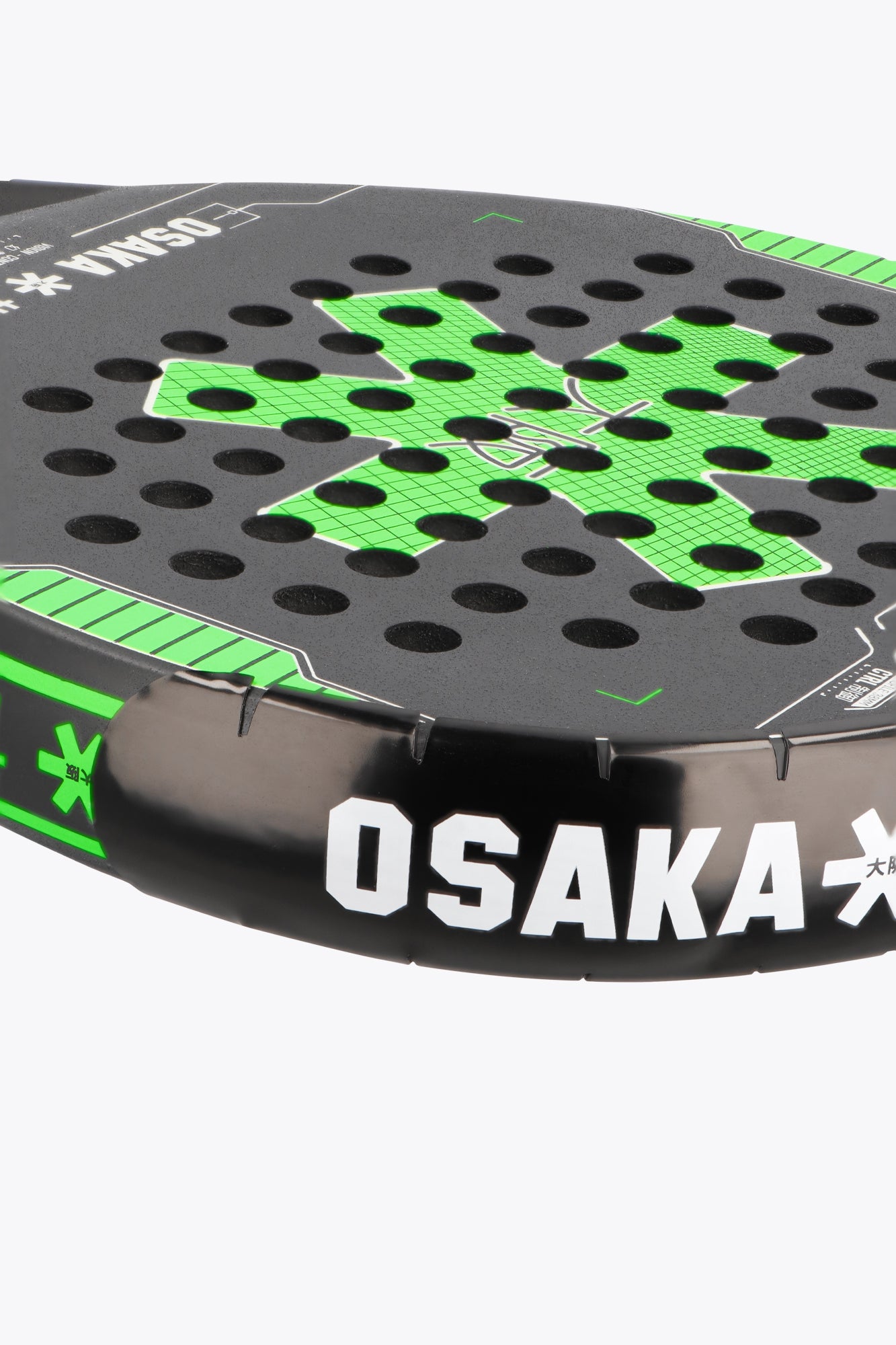 Osaka - Padel Racket Protector (Black/Transparent)