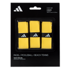 Adidas - Set of 3 Padel/Pickleball/Beach Tennis Overgrip (Black/White/Orange/Pink/Yellow)